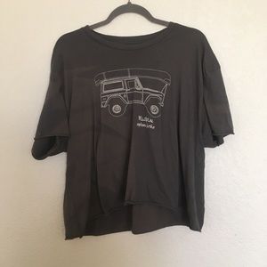 Retro Urban Outfitters Jeep crop top size XL